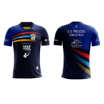 PIRESCOXE CAMISOLA TENIS DE MESA AZUL (M&F)