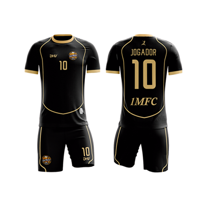 UM METRO FC KIT (PRETO)