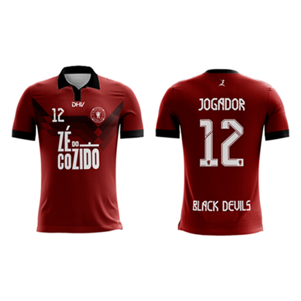 BLACK DEVILS CAMISOLA BORDÔ GUARDA REDES