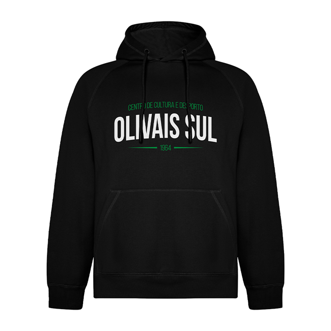 OLIVAIS SUL SWEAT "OLIVAIS SUL" PRETA