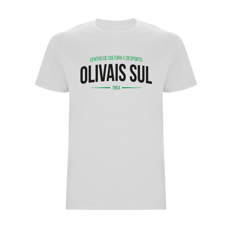 OLIVAIS SUL T-SHIRT "OLIVAIS SUL" BRANCA
